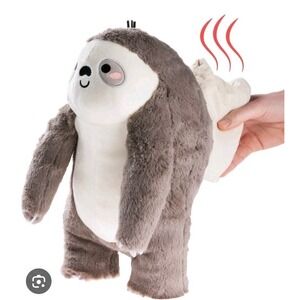 Smoko Plush Sloth Stuffed Animal w/Pouch Aromatherapy Heatable Insert
